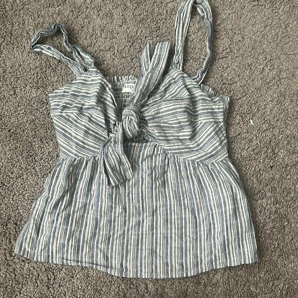 Striped tank top